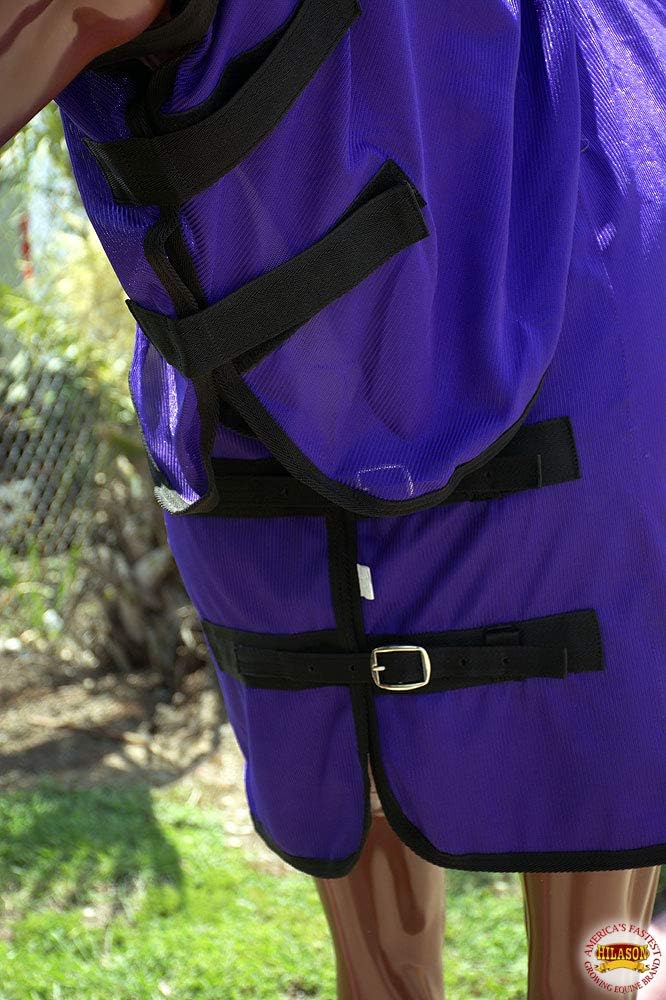 HILASON Horse Fly Sheet - Summer Spring UV Protection Mesh Bug Mosquito FlySheet for Horses | Fly-Sheet - Image 3